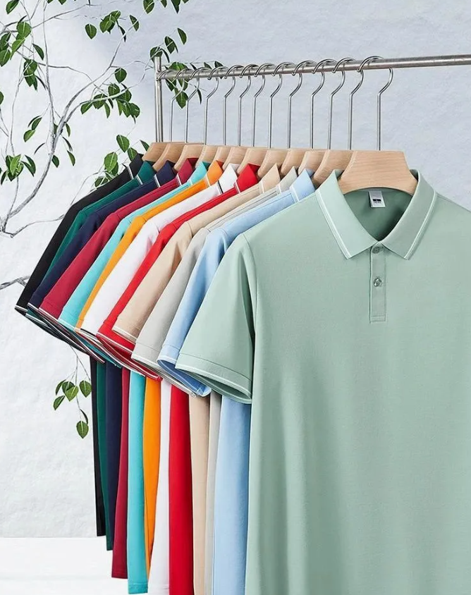 Womens Striped Trim Polo